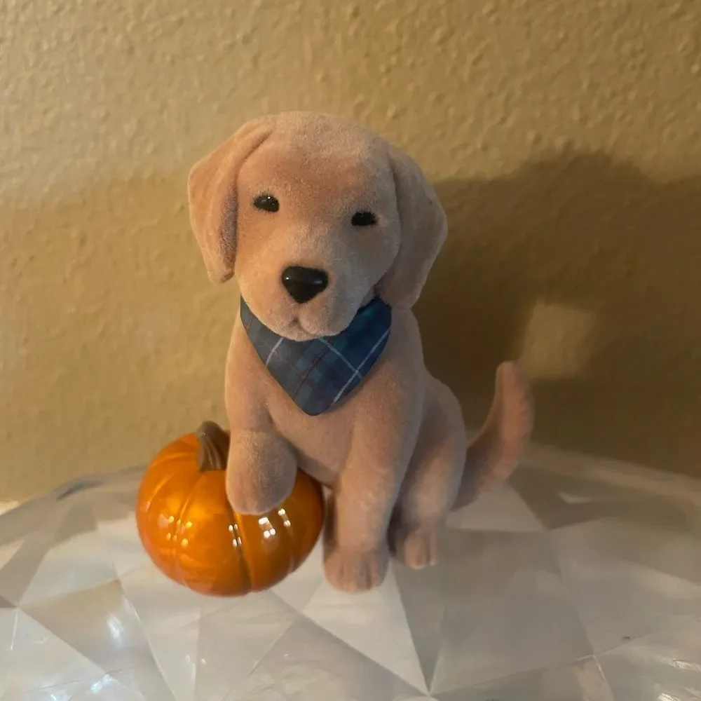 Bath & Body Works Golden Retriever Dog with Pumpkin Wall Flower NEW & CUTEE! - Picture 2 of 16